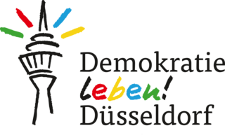 Logo Demokratie leben! Düsseldorf