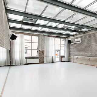 Ein leeres tanzhaus Studio